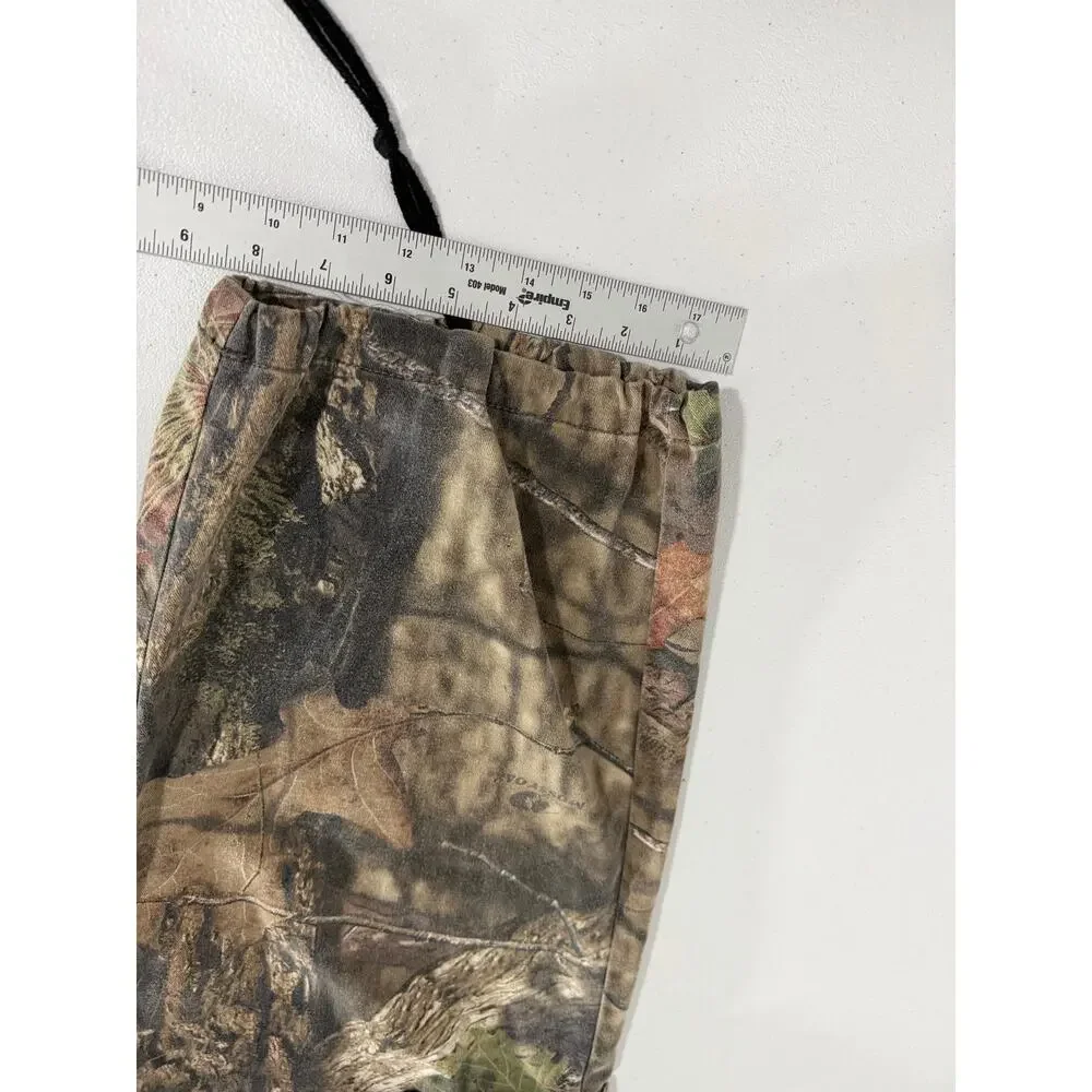 Mossy Oak Mens XXXL Camo Hunting Pants Elastic Waist Cargo Pockets